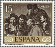 Spain 1958 Velazquez 15 CTS Brown Edifil 1238